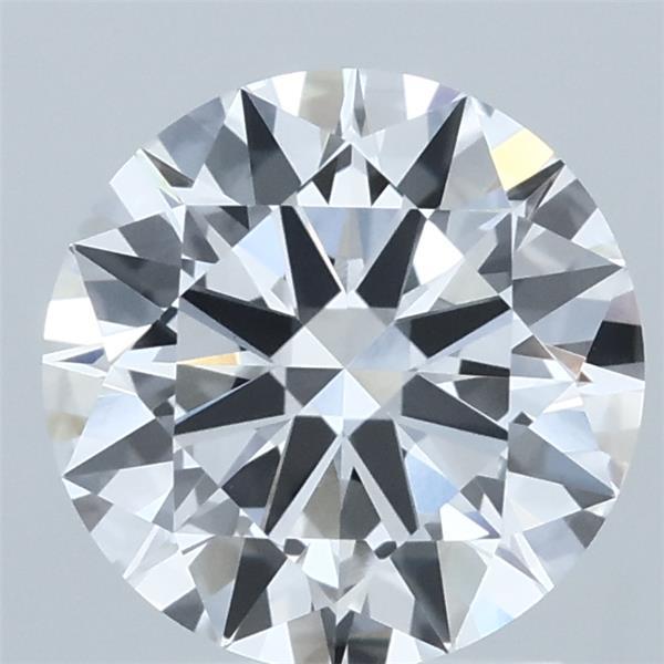 1.85 Carat Round Lab Grown Diamond, Excellent Cut, E Color, VVS2 Clarity
