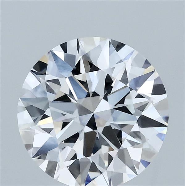 1.85 Carat Round Lab Grown Diamond, Ideal Cut, E Color, VVS2 Clarity