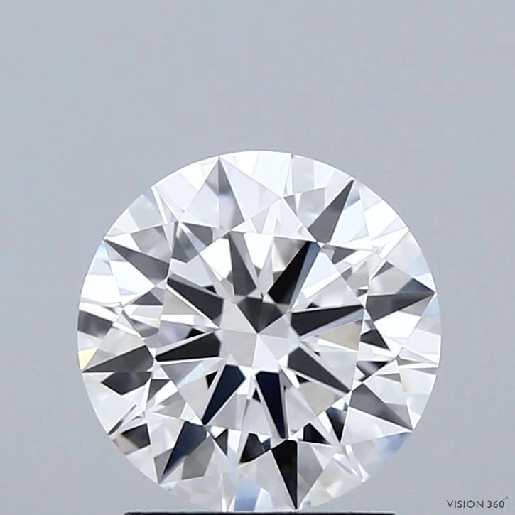 1.86 Carat Round Lab Grown Diamond, Ideal Cut, D Color, VVS2 Clarity