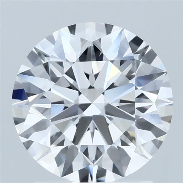 1.86 Carat Round Lab Grown Diamond, Ideal Cut, E Color, VVS2 Clarity