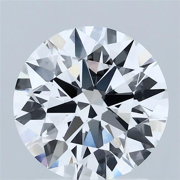 1.87 Carat Round Lab Grown Diamond, Ideal Cut, D Color, VS1 Clarity