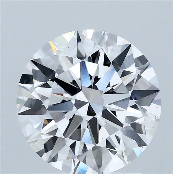 1.88 Carat Round Lab Grown Diamond, Ideal Cut, E Color, VS2 Clarity