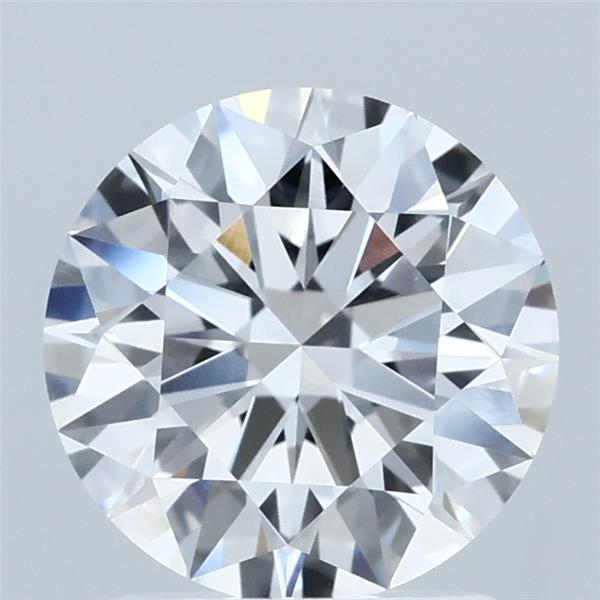 1.88 Carat Round Lab Grown Diamond, Ideal Cut, E Color, VVS2 Clarity