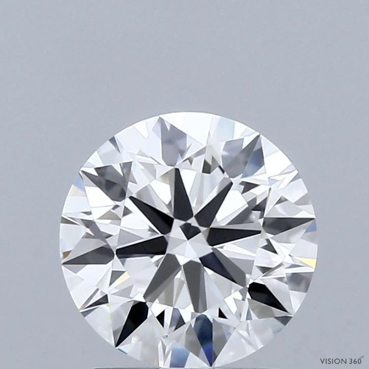 1.88 Carat Round Lab Grown Diamond, Ideal Cut, F Color, VVS2 Clarity