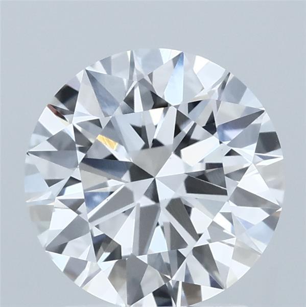 2.09 Carat Round Lab Grown Diamond, Ideal Cut, D Color, VS1 Clarity