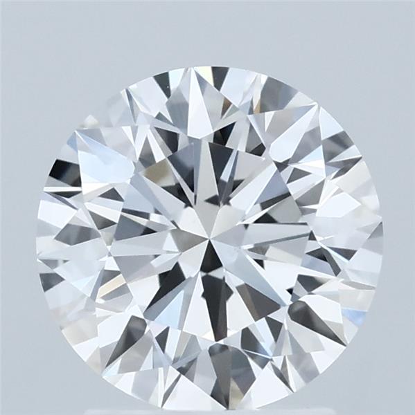 2.10 Carat Round Lab Grown Diamond, Ideal Cut, D Color, VS1 Clarity