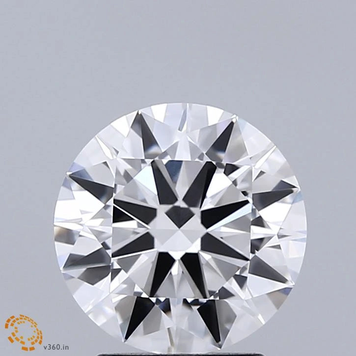 2.16 Carat Round Lab Grown Diamond, Excellent Cut, E Color, VVS1 Clarity
