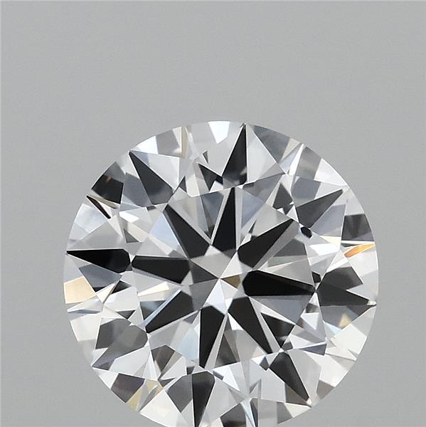 2.43 Carat Round Lab Grown Diamond, Ideal Cut, E Color, VVS1 Clarity