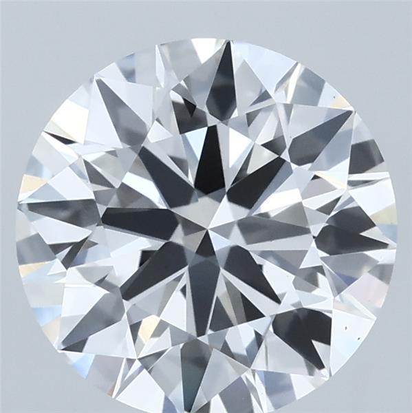 2.80 Carat Round Lab Grown Diamond, Ideal Cut, D Color, VS1 Clarity