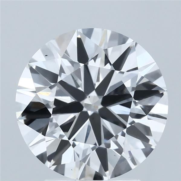 3.00 Carat Round Lab Grown Diamond, Excellent Cut, D Color, VS1 Clarity