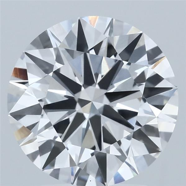 3.00 Carat Round Lab Grown Diamond, Ideal Cut, E Color, VS1 Clarity