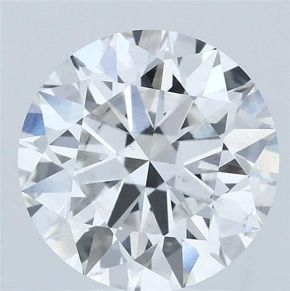 3.01 Carat Round Lab Grown Diamond, Ideal Cut, F Color, SI1 Clarity