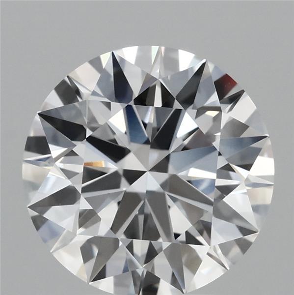 3.08 Carat Round Lab Grown Diamond, Ideal Cut, E Color, VVS1 Clarity