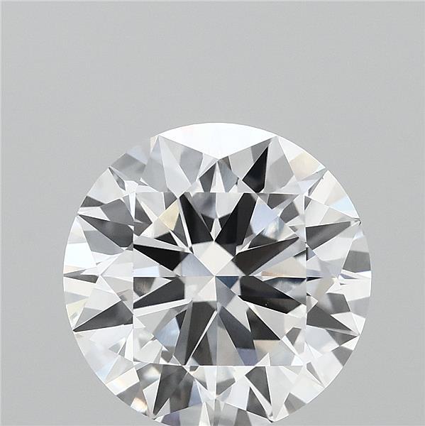 3.50 Carat Round Lab Grown Diamond, Excellent Cut, E Color, VVS2 Clarity