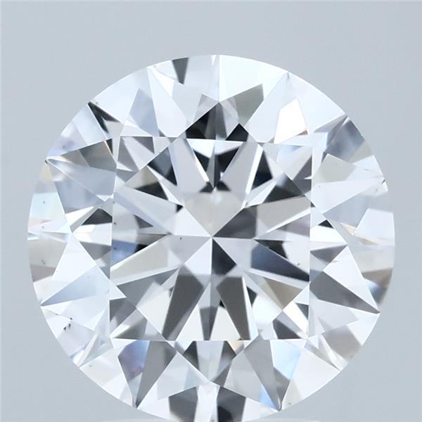 3.50 Carat Round Lab Grown Diamond, Ideal Cut, D Color, VS1 Clarity
