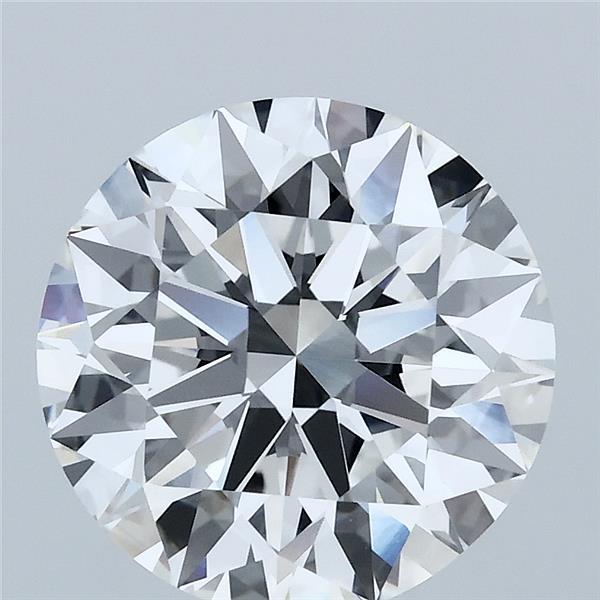 3.50 Carat Round Lab Grown Diamond, Ideal Cut, E Color, VVS2 Clarity