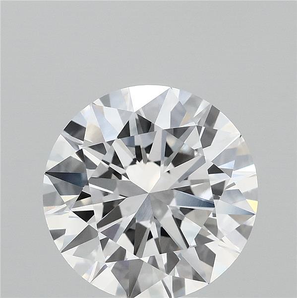 3.51 Carat Round Lab Grown Diamond, Excellent Cut, E Color, VVS2 Clarity