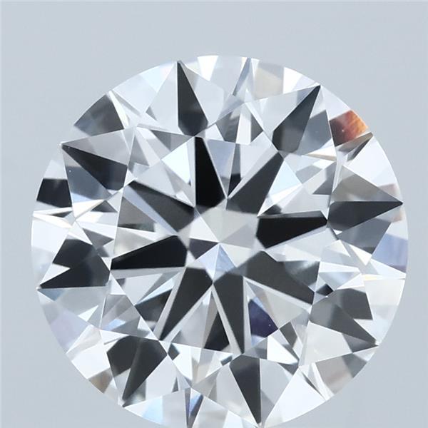 3.56 Carat Round Lab Grown Diamond, Ideal Cut, E Color, VVS1 Clarity