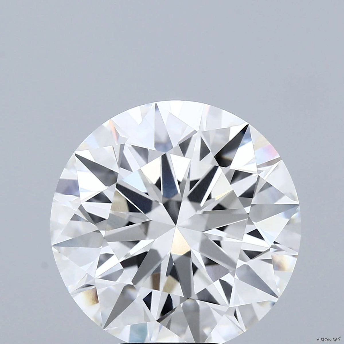 9.83 Carat Round Lab Grown Diamond, Ideal Cut, F Color, VVS1 Clarity