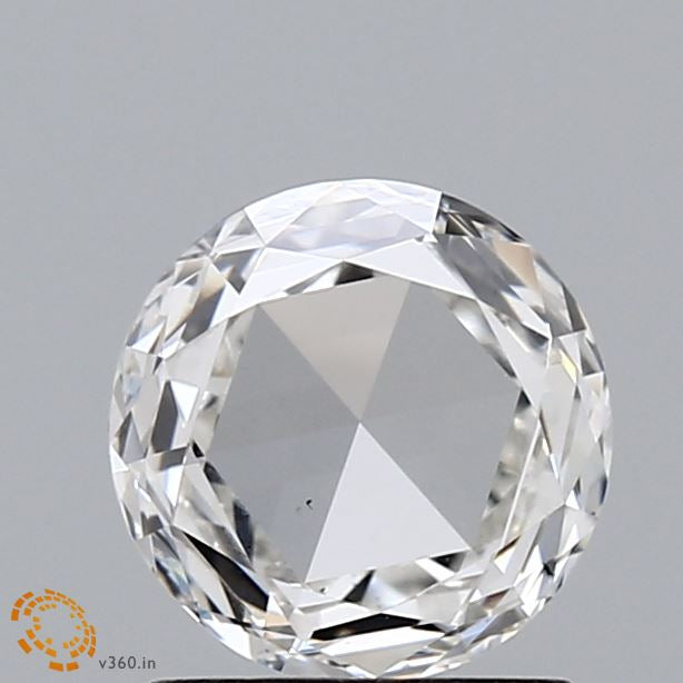 1.20 Carat Round Rose Lab Grown Diamond, Excellent Polish, G Color, VS2 Clarity