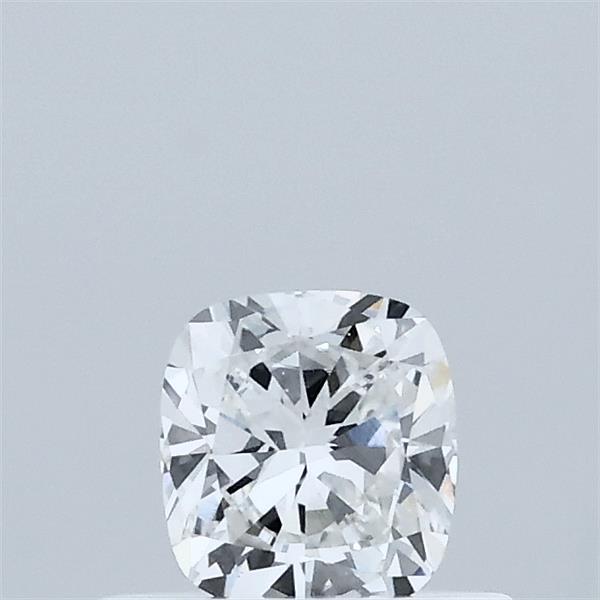 0.37 Carat Square Cushion Lab Grown Diamond, Very Good Polish, D Color, VVS2 Clarity