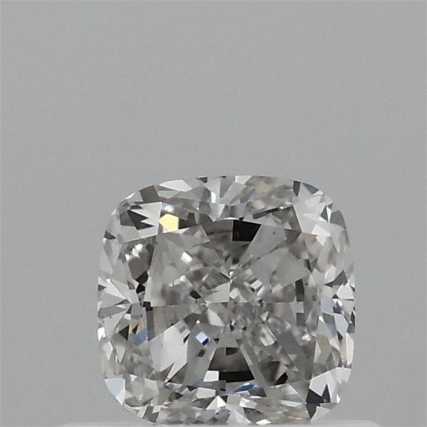 0.57 Carat Square Cushion Lab Grown Diamond, Very Good Polish, G Color, VS1 Clarity