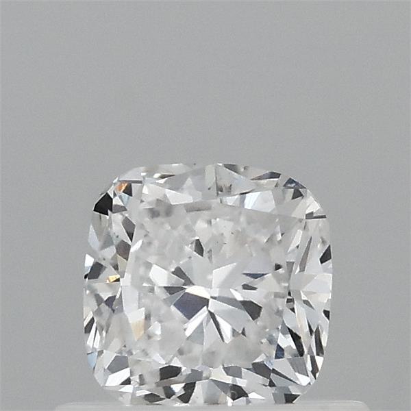 0.58 Carat Square Cushion Lab Grown Diamond, Very Good Polish, D Color, VS1 Clarity