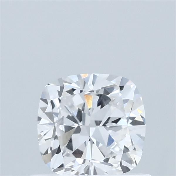 0.70 Carat Square Cushion Lab Grown Diamond, Very Good Polish, D Color, VVS2 Clarity