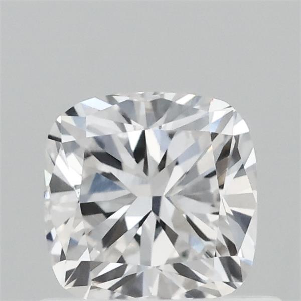 0.71 Carat Square Cushion Lab Grown Diamond, Excellent Polish, E Color, VVS2 Clarity