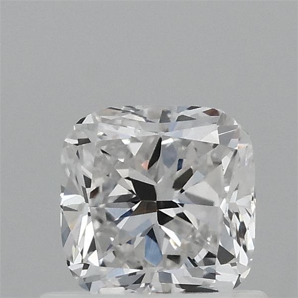 0.72 Carat Square Cushion Lab Grown Diamond, Very Good Polish, E Color, VS1 Clarity