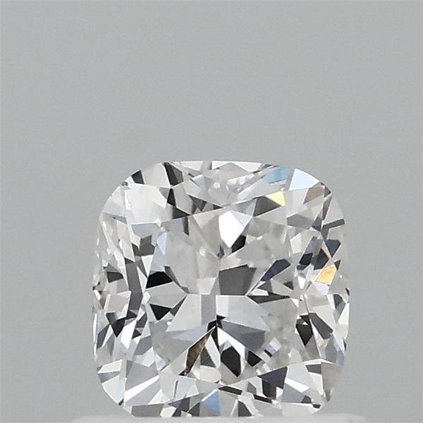 0.72 Carat Square Cushion Lab Grown Diamond, Very Good Polish, E Color, VS1 Clarity
