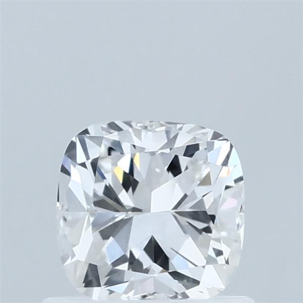 0.72 Carat Square Cushion Lab Grown Diamond, Very Good Polish, E Color, VVS2 Clarity