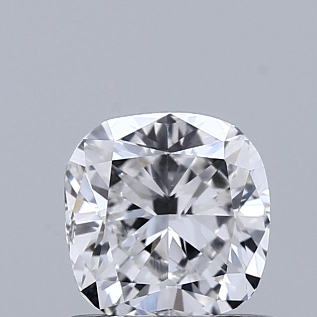 0.73 Carat Square Cushion Lab Grown Diamond, Very Good Polish, E Color, VS1 Clarity