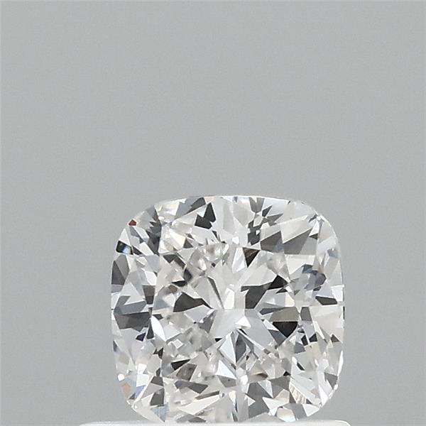 0.74 Carat Square Cushion Lab Grown Diamond, Very Good Polish, E Color, VVS2 Clarity