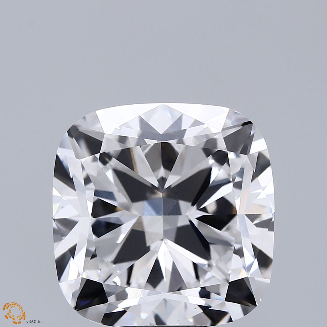 10.09 Carat Square Cushion Lab Grown Diamond, Excellent Polish, E Color, VVS2 Clarity