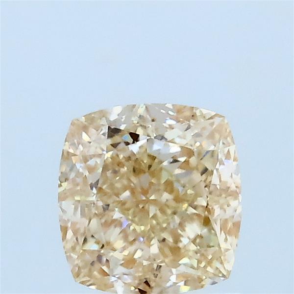 1.03 Carat Square Cushion Lab Grown Diamond, Excellent Polish, S-T Color, VVS2 Clarity