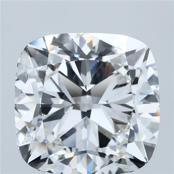 10.63 Carat Square Cushion Lab Grown Diamond, Excellent Polish, F Color, VVS2 Clarity