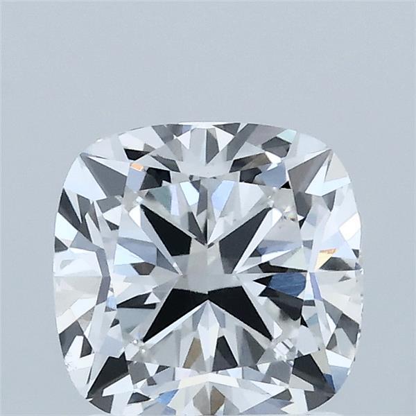 1.58 Carat Square Cushion Lab Grown Diamond, Excellent Polish, E Color, VS1 Clarity
