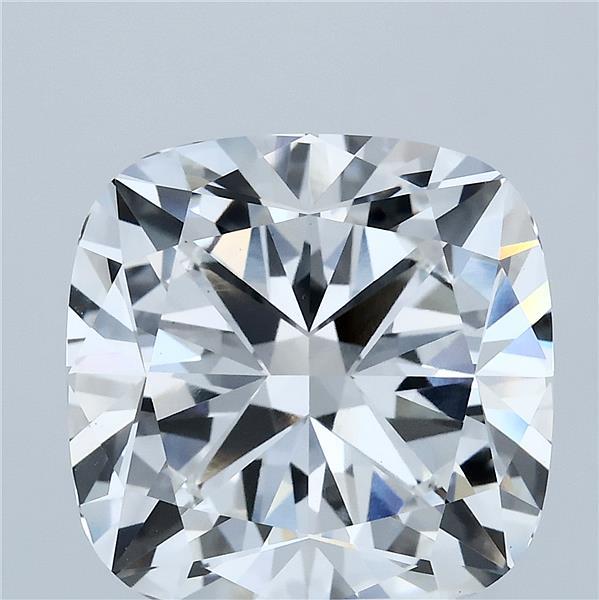 8.59 Carat Square Cushion Lab Grown Diamond, Excellent Polish, E Color, VS1 Clarity