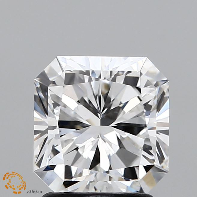 2.02 Carat Square Radiant Lab Grown Diamond, Excellent Polish, F Color, VS1 Clarity