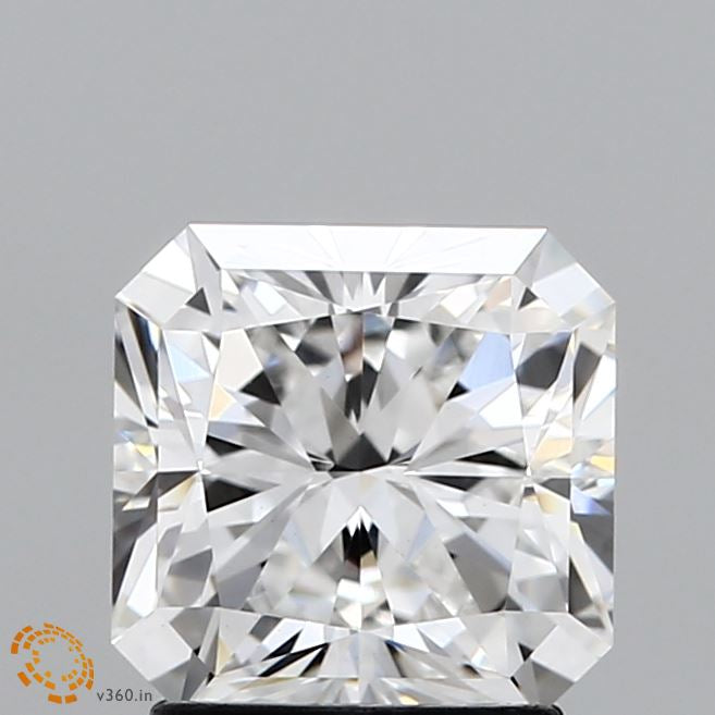 2.05 Carat Square Radiant Lab Grown Diamond, Excellent Polish, E Color, VS1 Clarity