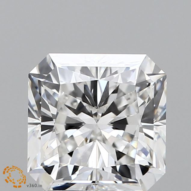 2.15 Carat Square Radiant Lab Grown Diamond, Excellent Polish, F Color, VS1 Clarity