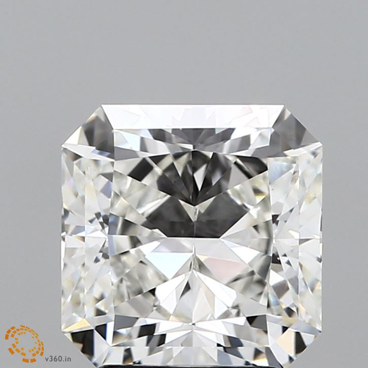 3.00 Carat Square Radiant Lab Grown Diamond, Excellent Polish, G Color, VS1 Clarity