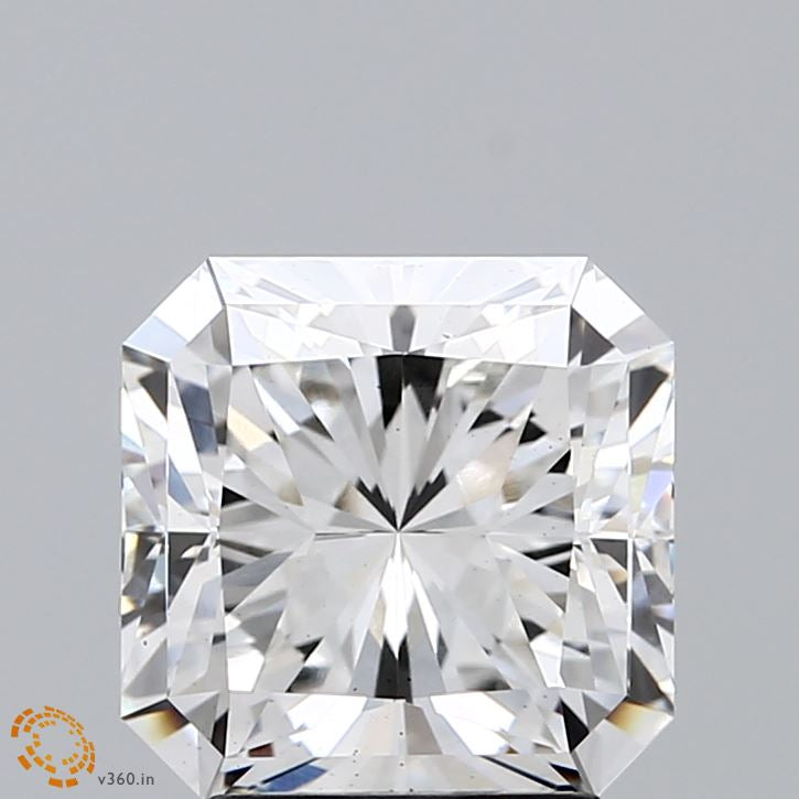 3.01 Carat Square Radiant Lab Grown Diamond, Excellent Polish, F Color, VS1 Clarity