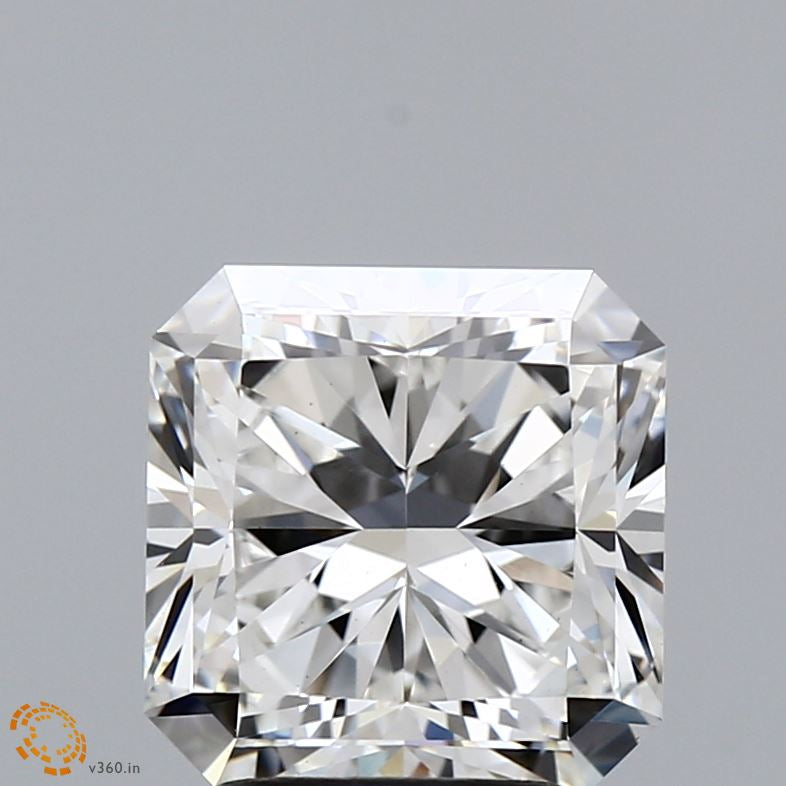 3.13 Carat Square Radiant Lab Grown Diamond, Excellent Polish, F Color, VS1 Clarity