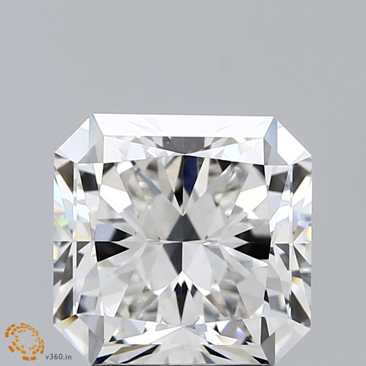 3.17 Carat Square Radiant Lab Grown Diamond, Excellent Polish, F Color, VS1 Clarity