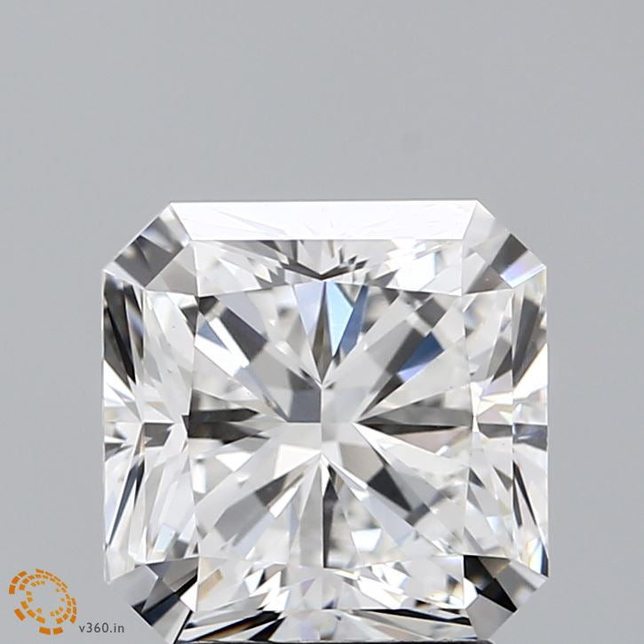 3.19 Carat Square Radiant Lab Grown Diamond, Excellent Polish, F Color, VS1 Clarity