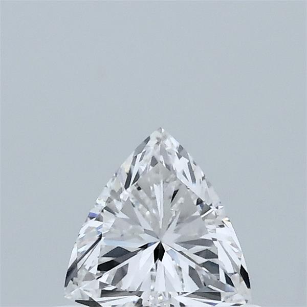 0.41 Carat Triangular Lab Grown Diamond, Very Good Polish, D Color, VVS2 Clarity