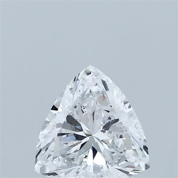 0.53 Carat Triangular Lab Grown Diamond, Very Good Polish, D Color, VVS2 Clarity