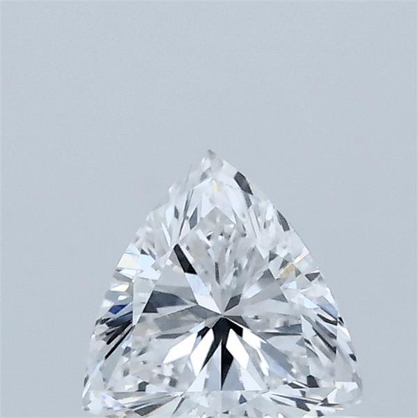 0.55 Carat Triangular Lab Grown Diamond, Very Good Polish, D Color, VVS2 Clarity